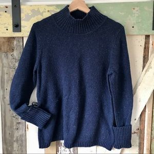 L.L. Bean Wool Blend Mockneck Sweater